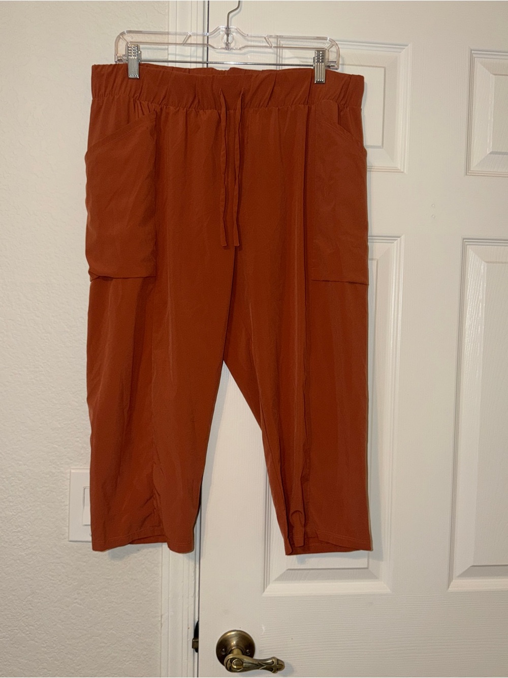 All in Motion Rust Orange Lightweight Capris